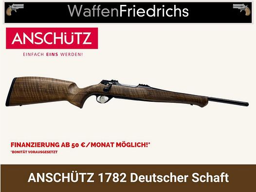 ANSCHÜTZ	 1782 Deutscher Schaft - LL 47cm - Premium Holzklasse - Waffen Friedrichs