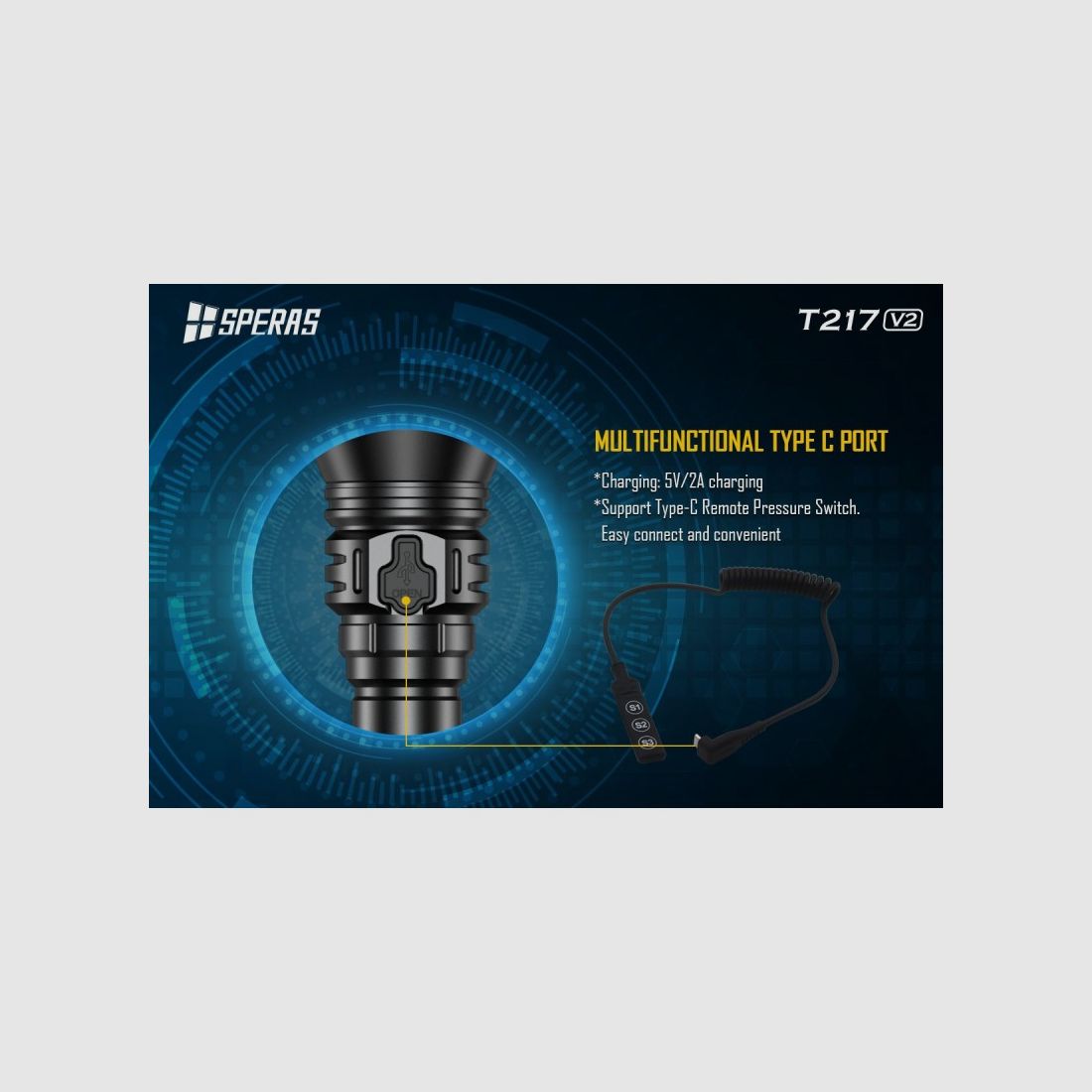 NEUE TASCHENLAMPE SPERAS T217 MIT RIFLE-KIT, Bild 8 von 15