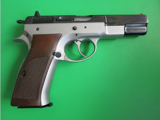 Brünner CZ75 DUO TONE o ČZ 75 (Česká zbrojovka), semiautomatica. Pistola auto caricatore calibro 9 × 19 mm       #28