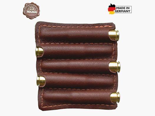 AKAH cartridge case made of elk leather