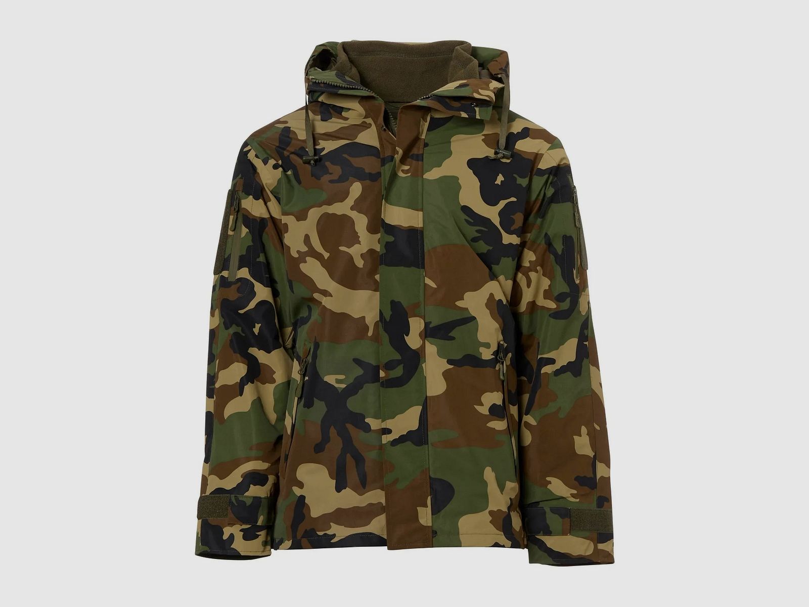 Mil-Tec Mil-Tec Jacke Nässeschutz mit Fleecejacke Gen. II woodland