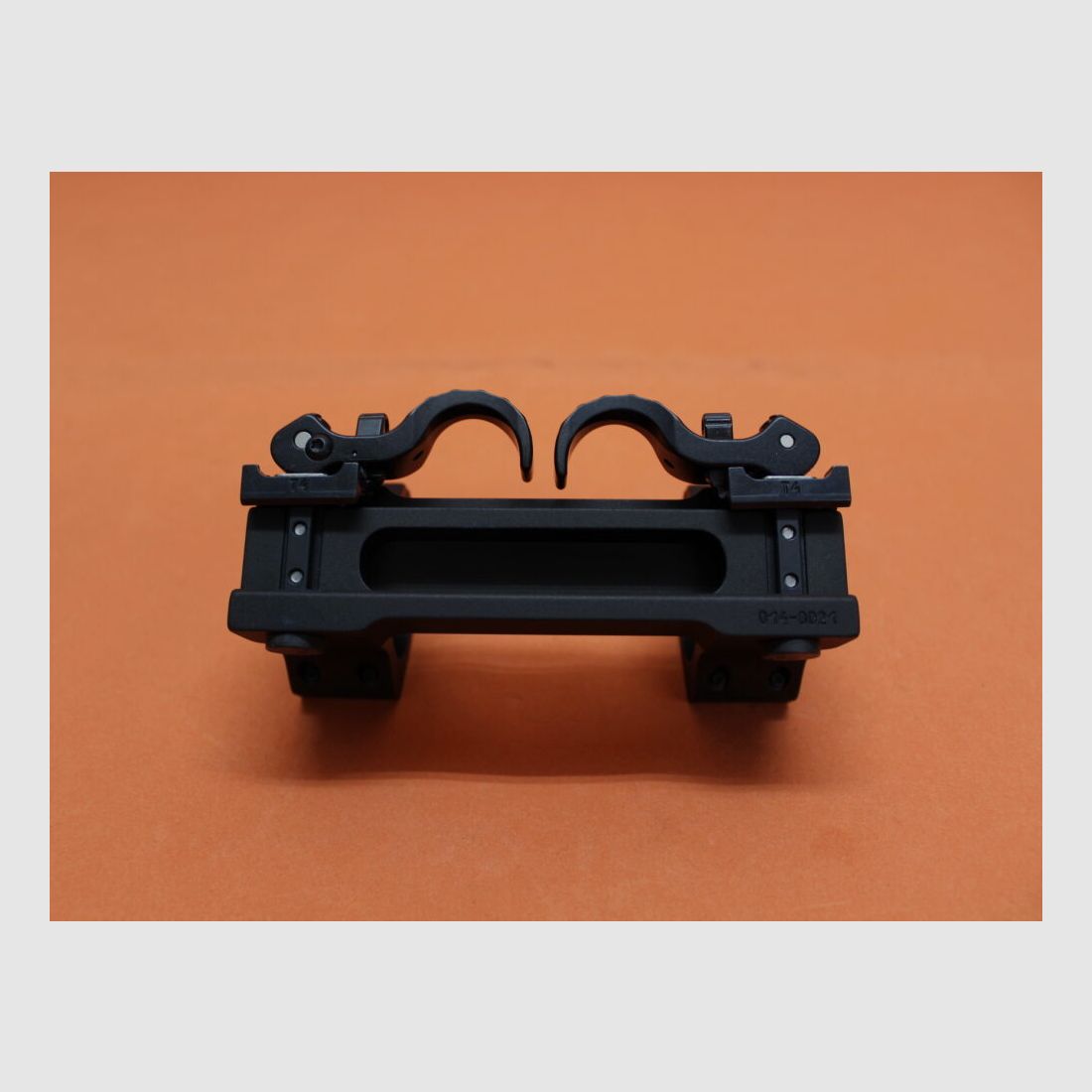 Recknagel Era-Tac QD montaggio a blocco 34mm (T4014-0021) con leva, alluminio nero, BH=21,5mm per profilo Picatinny