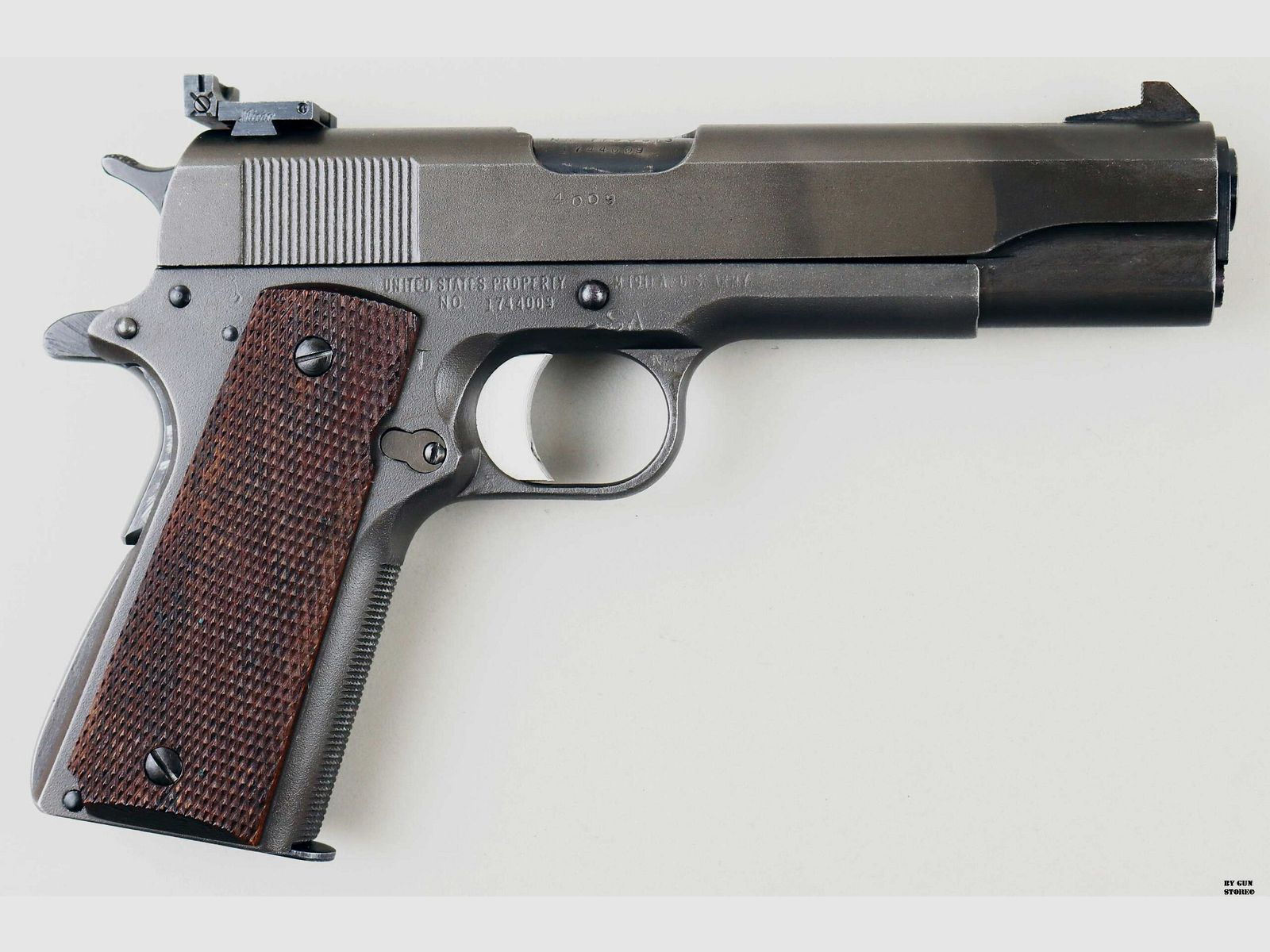 Remington Rand pistol mod. 1911-A1 MILITARY NATIONAL MATCH cal. 45 acp matr. 1744009, image 3 of 31
