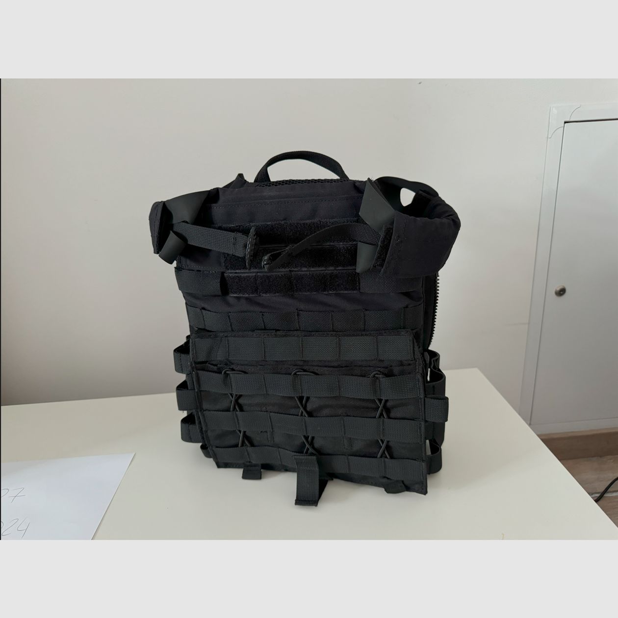 Tactical Vest RUSH 2.0 + Dummy Platten + Magpouch - Schwarz