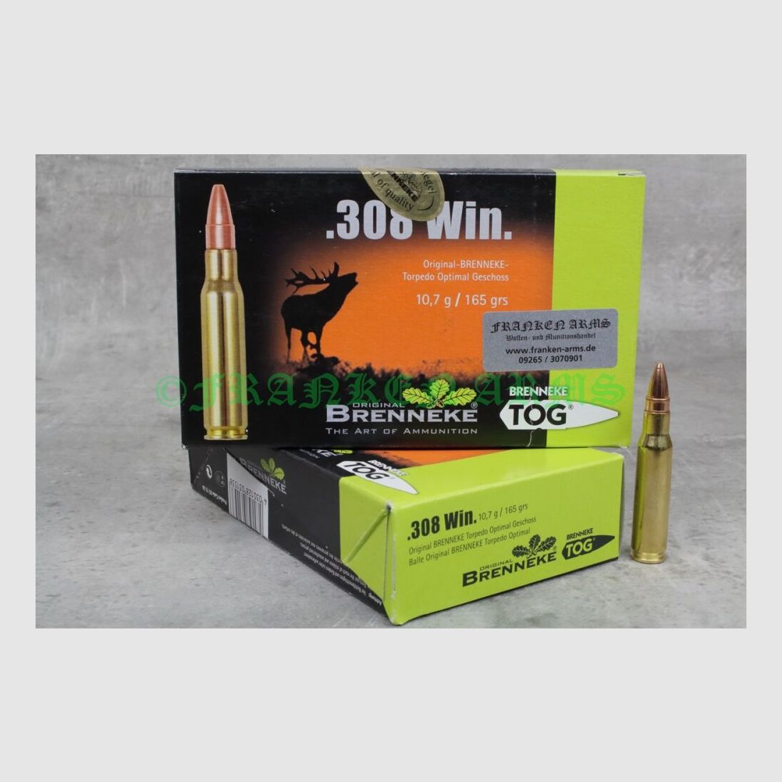 Brenneke TOG .308 Win. 165gr. 10,7g 20 Stück