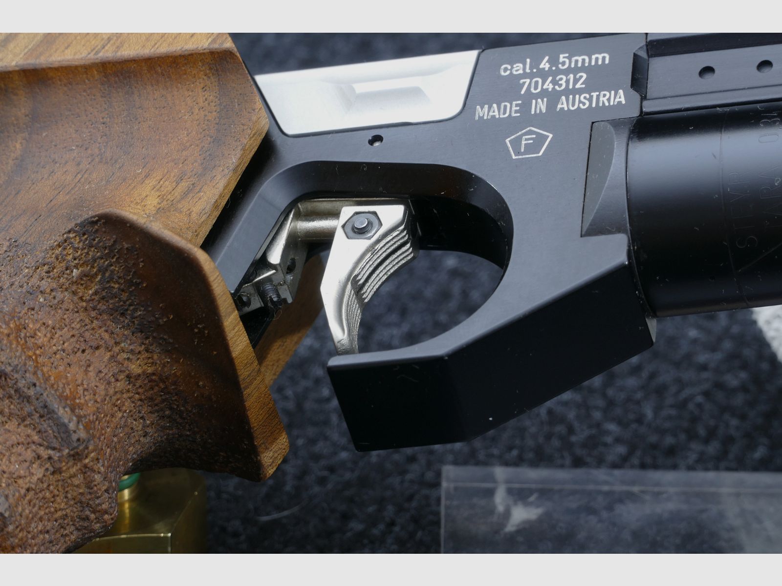 Steyr-Mannlicher LP1 CO₂ Match 4,5 mm „Match 91“ | 2 cartridges + filling adapter Ombouw naar perslucht mogelijk