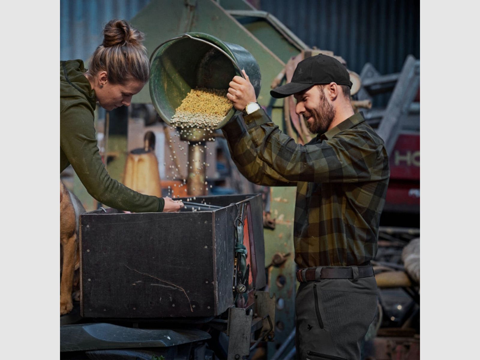 Seeland Jagdhemd Toronto (Green check)