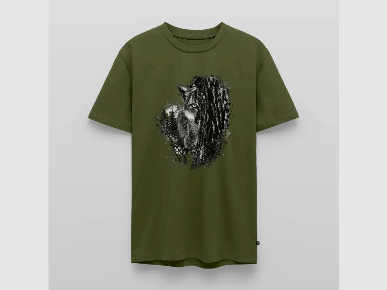 PUMA Men´s Premium T-Shirt „Lauernder Puma"