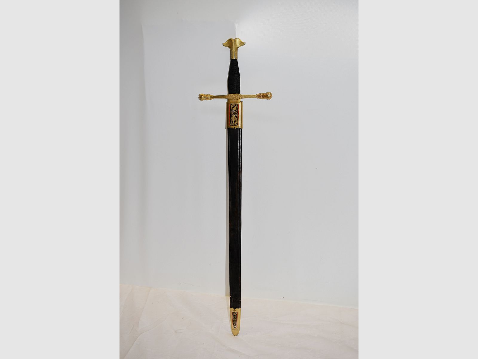 Renaissance-Schwert, Goldenes Schwert Carlos V, Kaiser Karl V, Toledo Gesamtlänge 74 cm