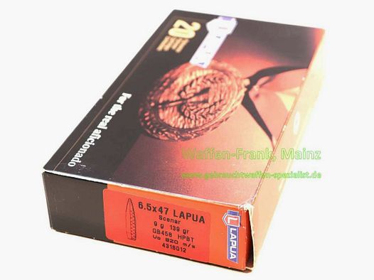 Lapua / Finlandia cartucce per fucile 6,5x47Lapua