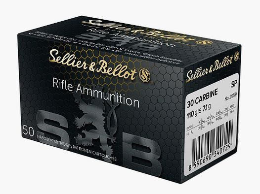 S&B Patronen - Kal. 30 Carbine SP