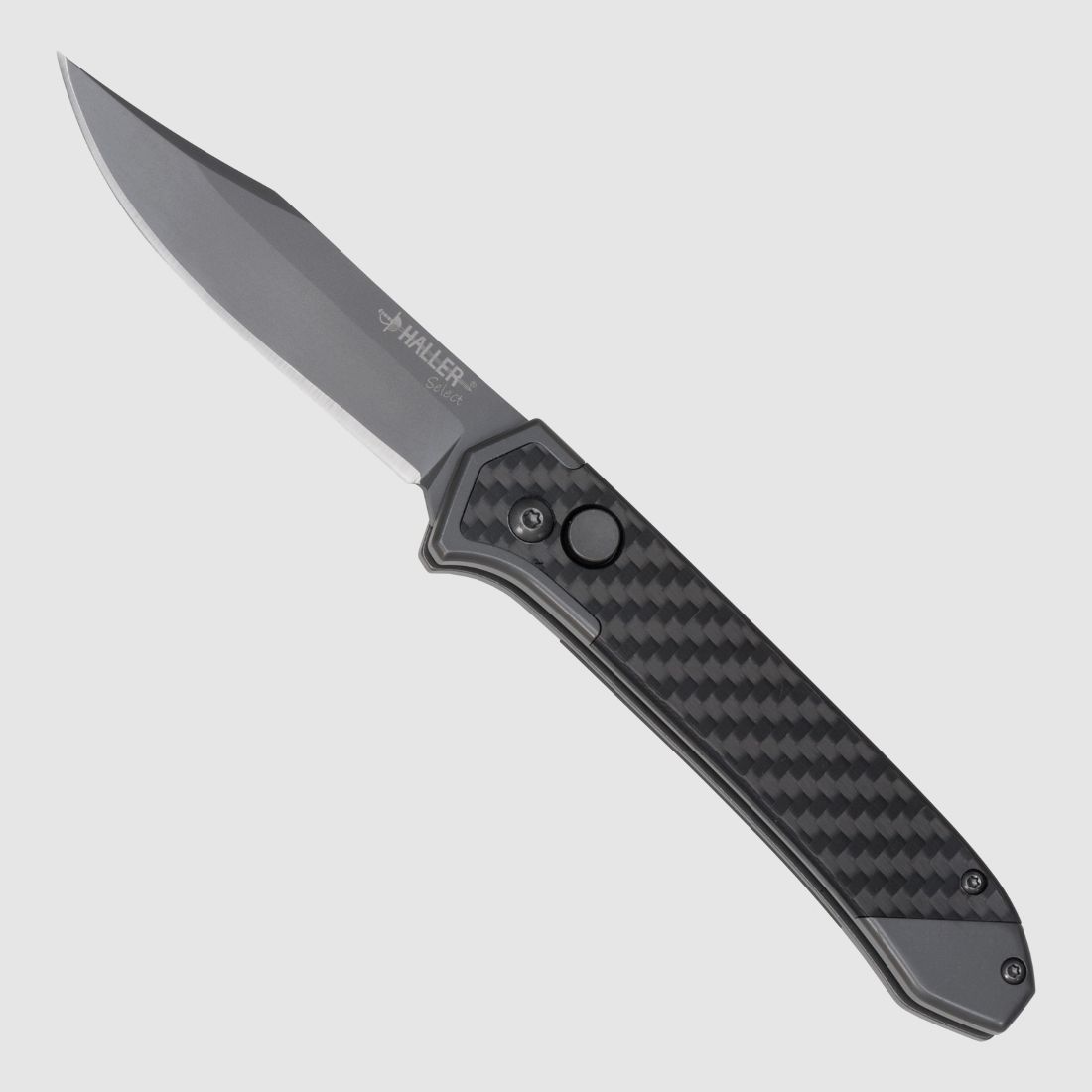 Springmesser Silfra Titan m. Clip Kohlefaser elegantes Automatikmesser Select