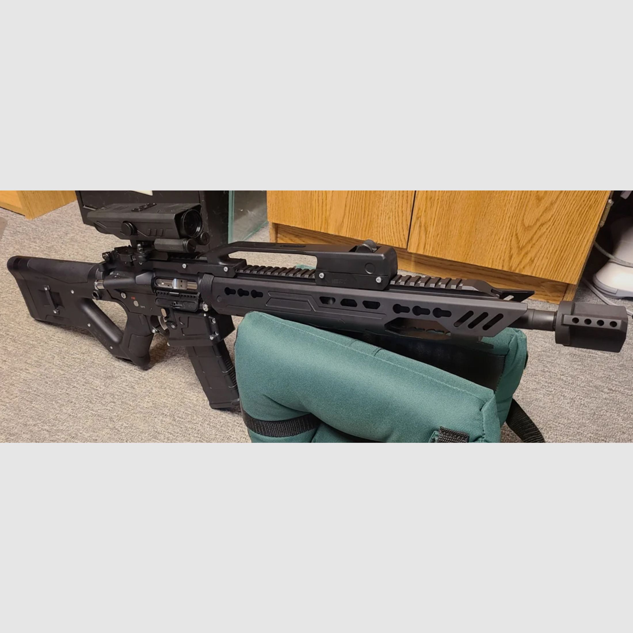 VISM BlastAR carrying handle Picatinny riser rail AR15