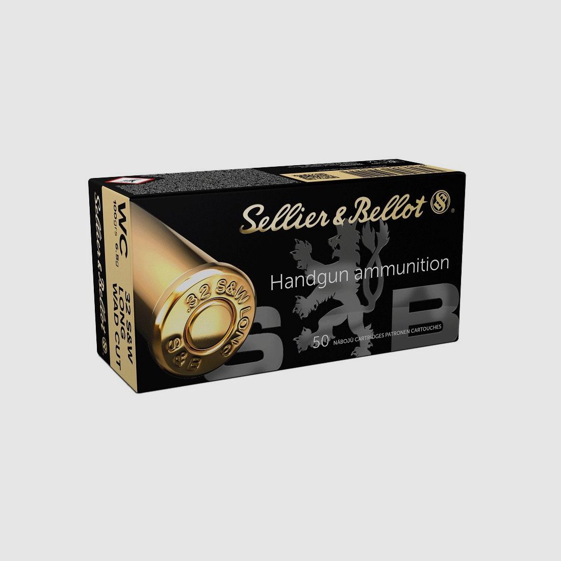 MUNITIONS S&B CALIBRE .32 S&W Long WC 100 GRS x500, image 1 sur 3
