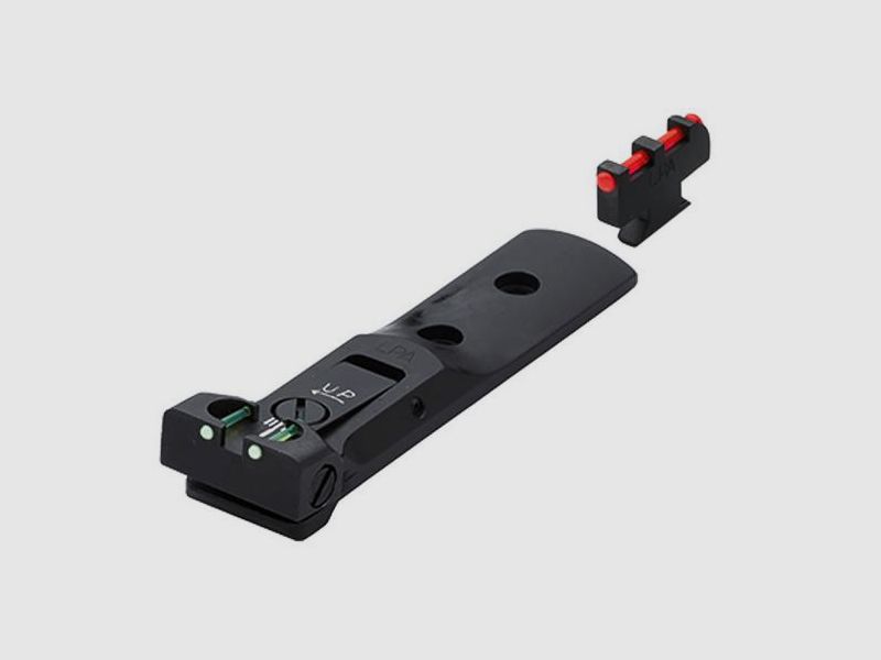 LPA Match FIBER-Optics S&W-Revolver Schwarz+Schwarz
