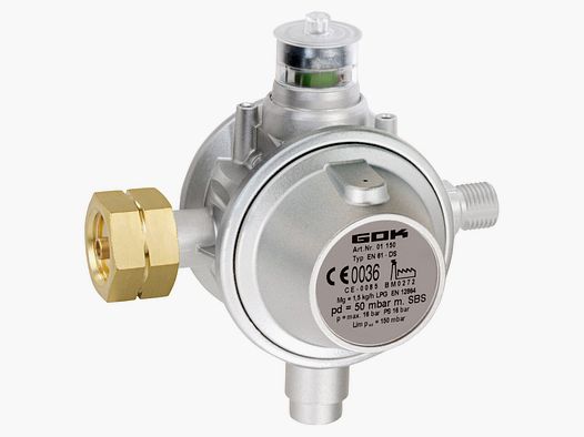 Gasregler 1,5 kg/h Komb.A x G1/4LH-KN UEDS SBS