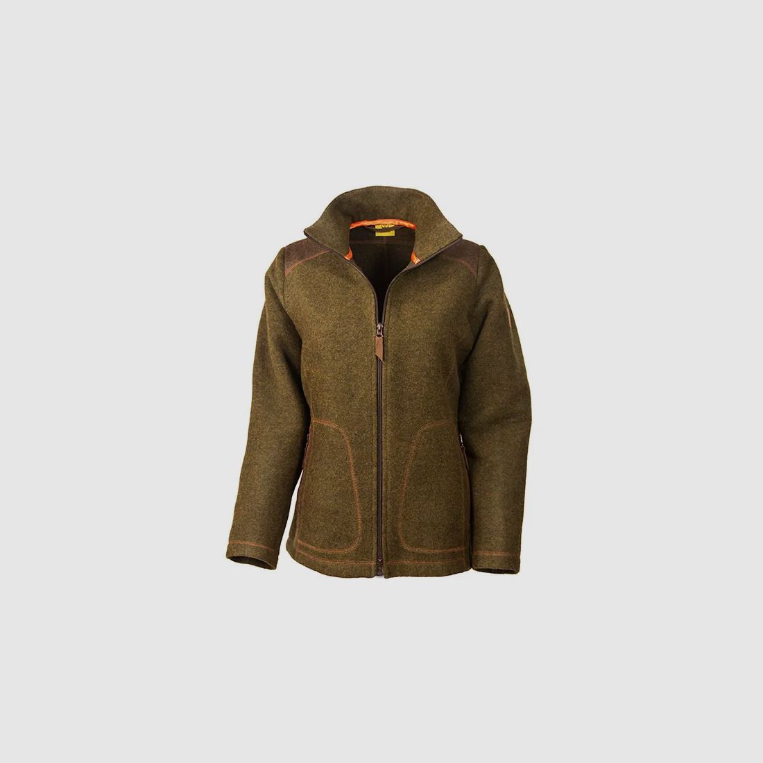 Loden-Fleecejacke "Adele" , moosgrün