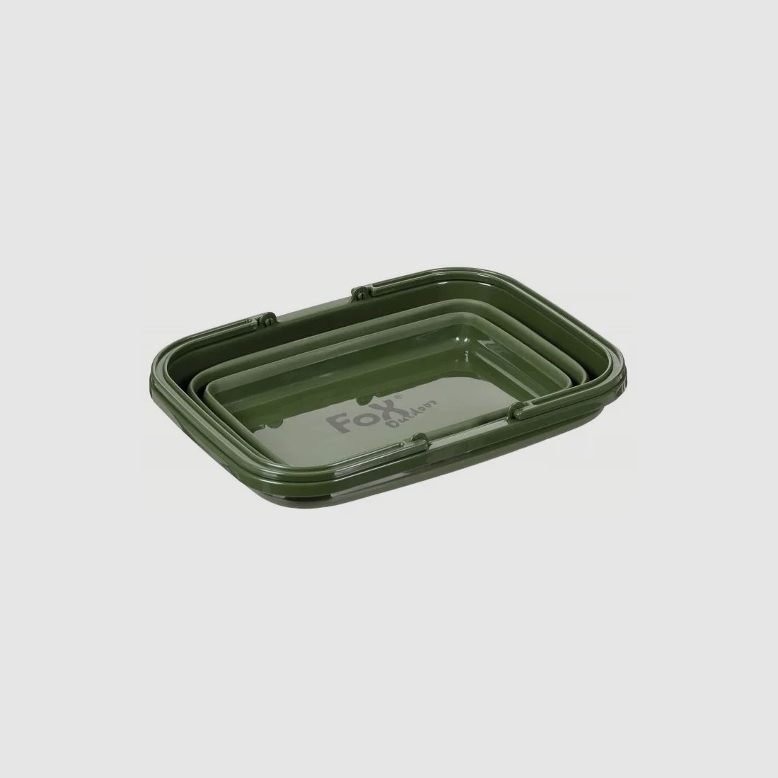 Faltkorb mit 2 Henkeln - 9 Liter - wasserdicht - Oliv