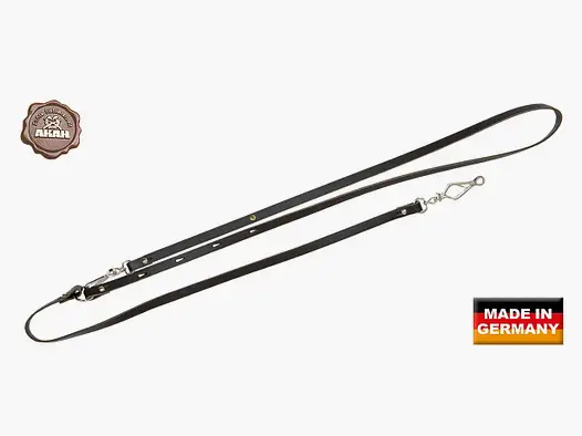 AKAH Oberländer leash made of saddle leather