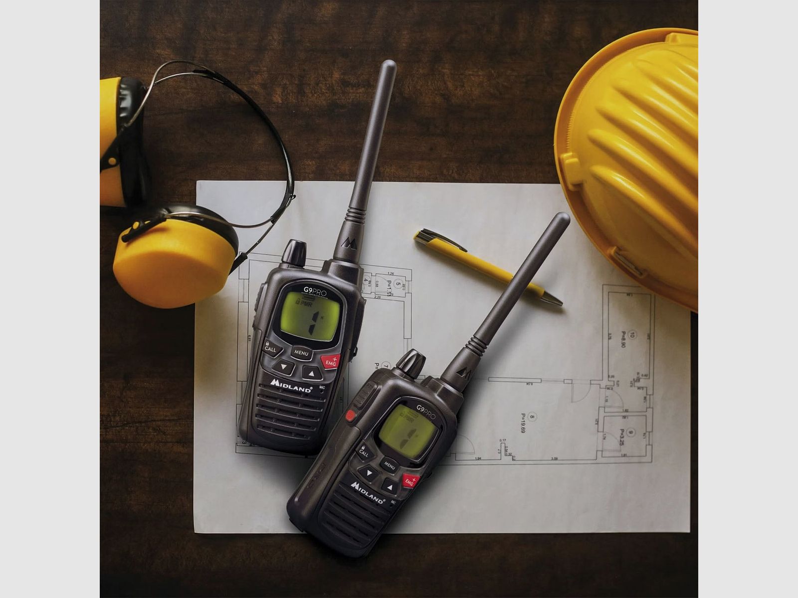 G9 Pro Work Edition Walkie Talkie (4er-Set), Bild 8 von 9