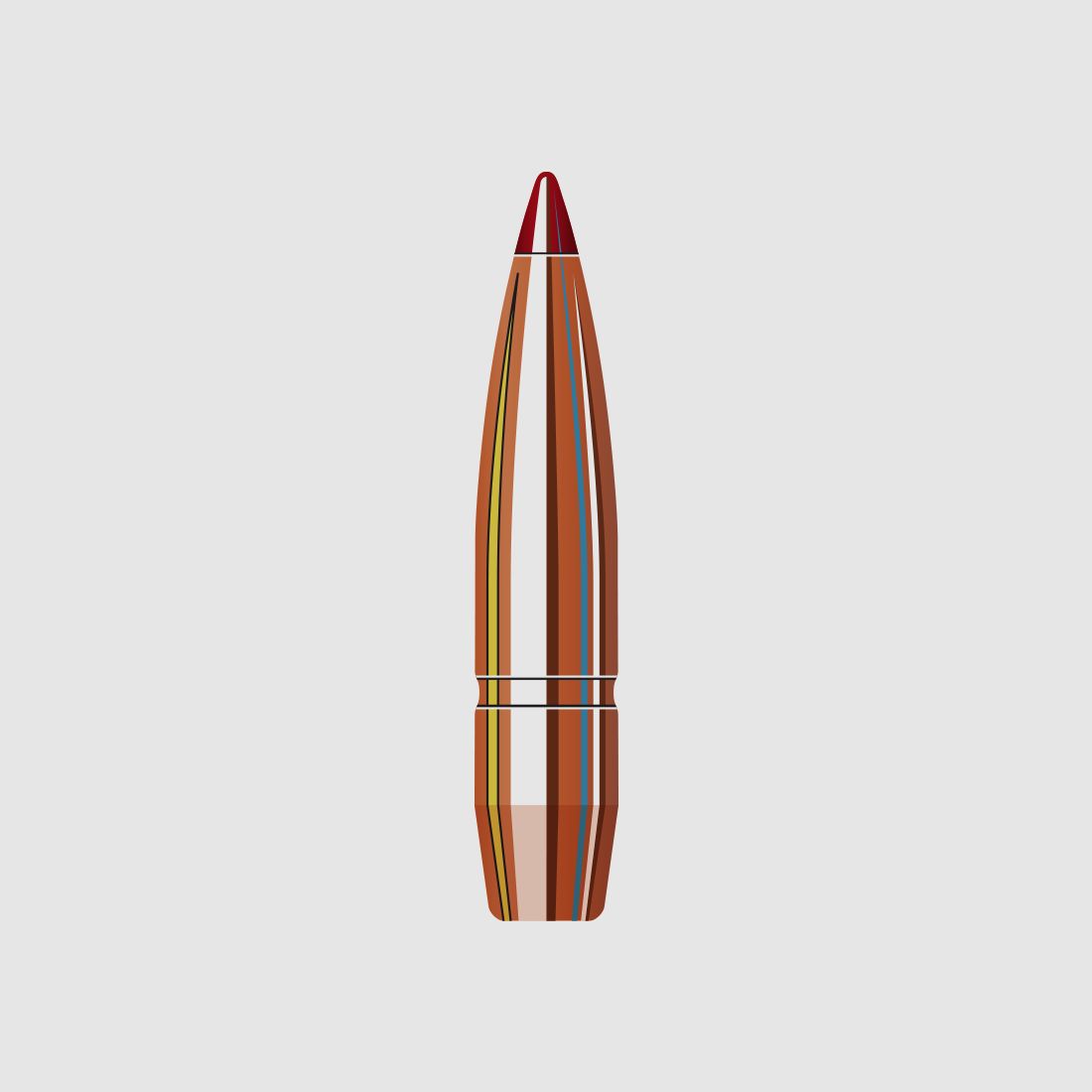 Hornady Geschoss 6mm/.243 CX 90GR bleifrei 50 Stück