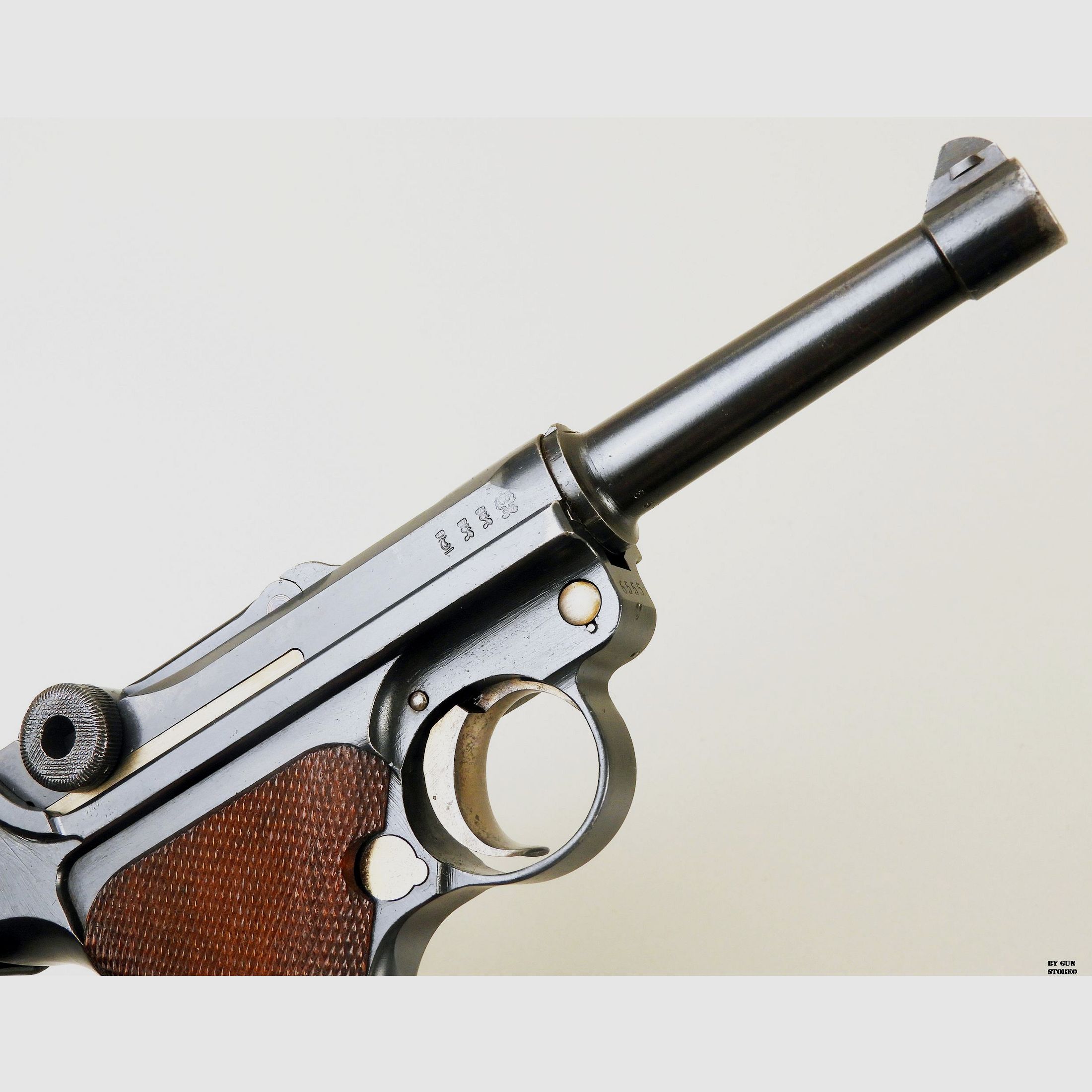 Pistole DWM mod. P08 „Double Date“ Kal. 9×19 para Seriennr. 6555, Bild 11 von 14