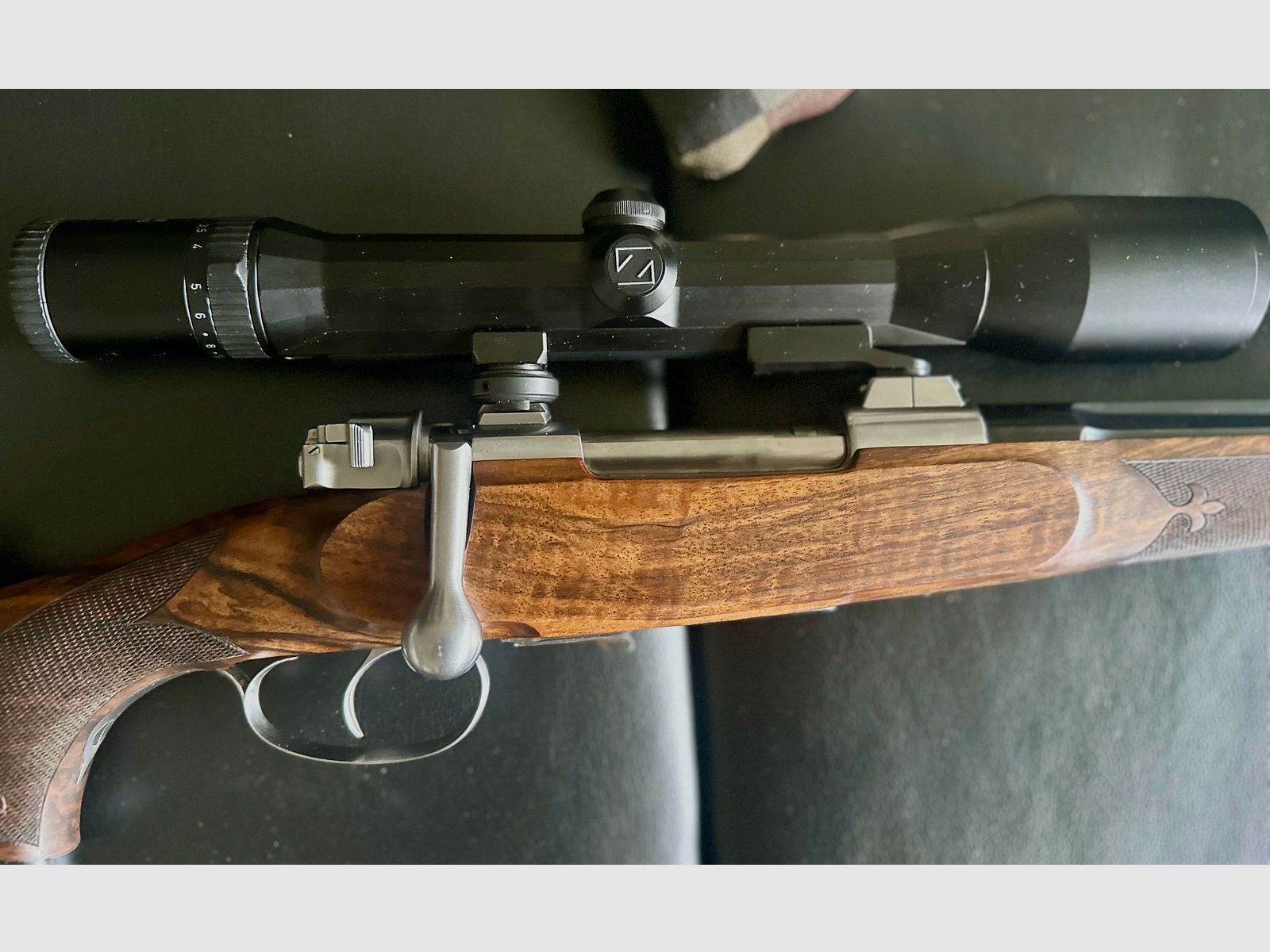 Einzigartiger Custom Mauser M98 8x64S „Kurpfalzstutzen“ Hansjoachim Hensel