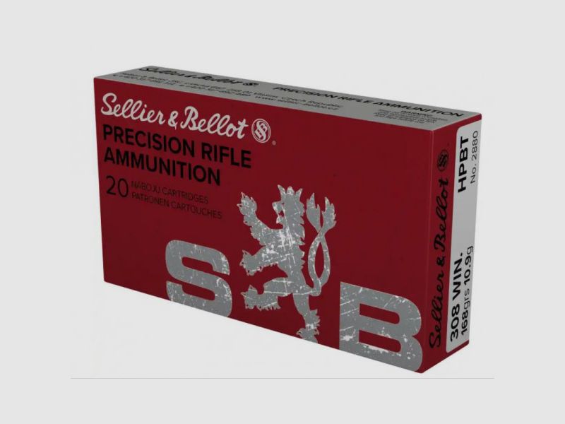 SELLIER & BELLOT 308WIN - 168 GRS. - HPBT - 20 PATRONEN