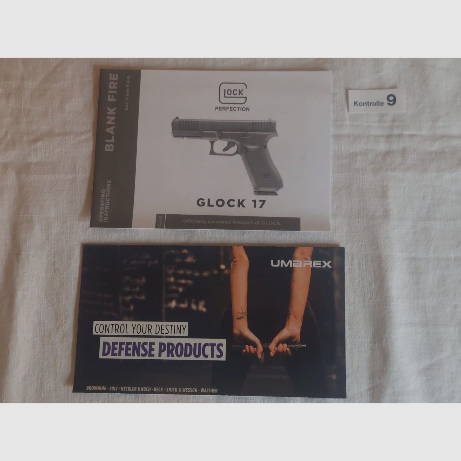 Glock 17 Gen 5 9mm P.A.K + Zubehör 