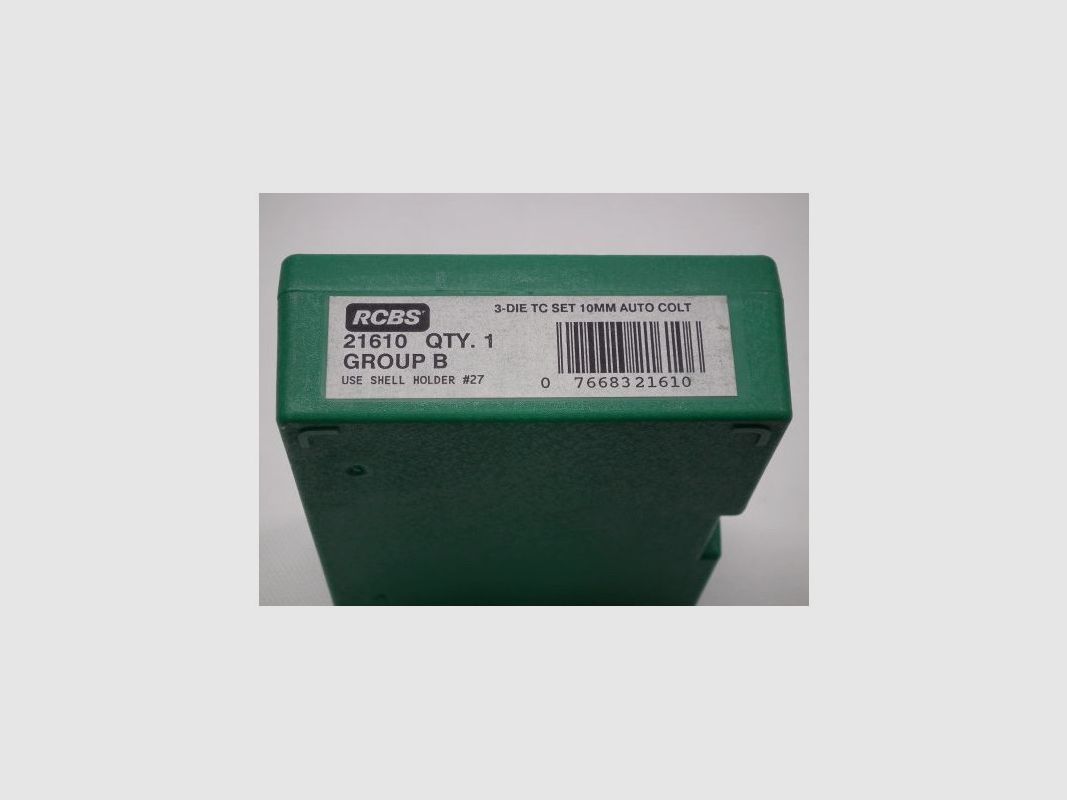 RCBS 3-DIE TC STAHLSET 10 MM AUTO