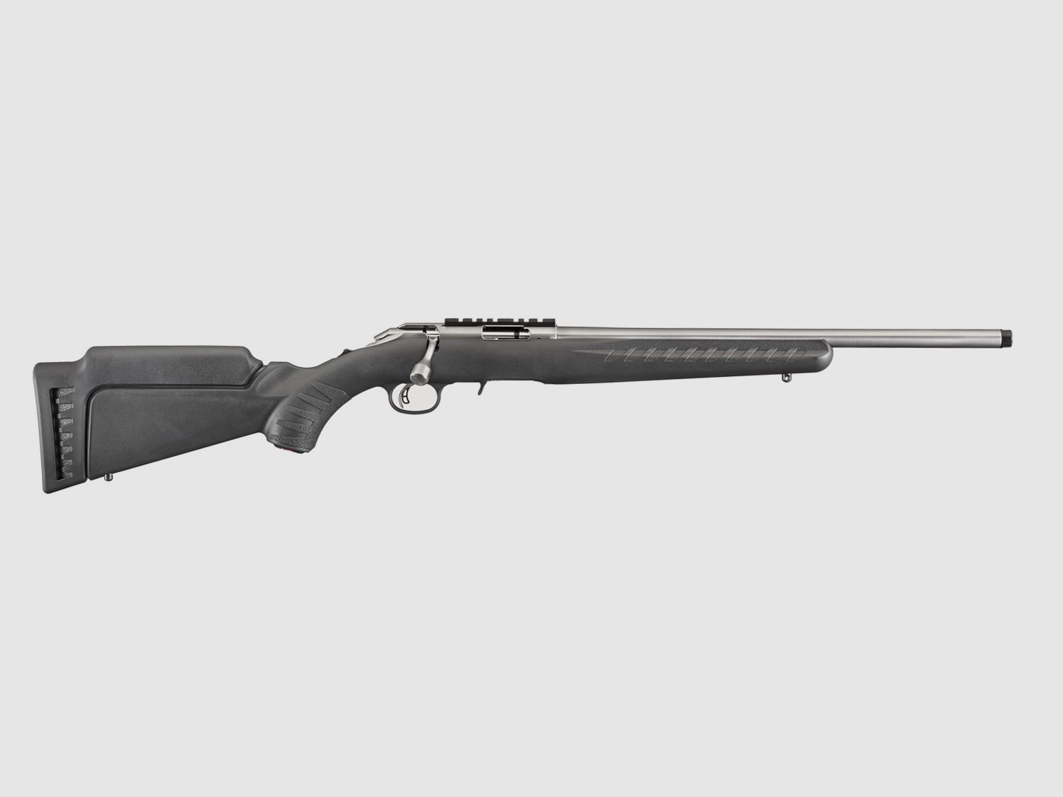 Ruger American Rimfire Stainless Kal.22 lr.,LL:18″,rostfrei/schwarz,10 Schuss, Bild 2 von 5
