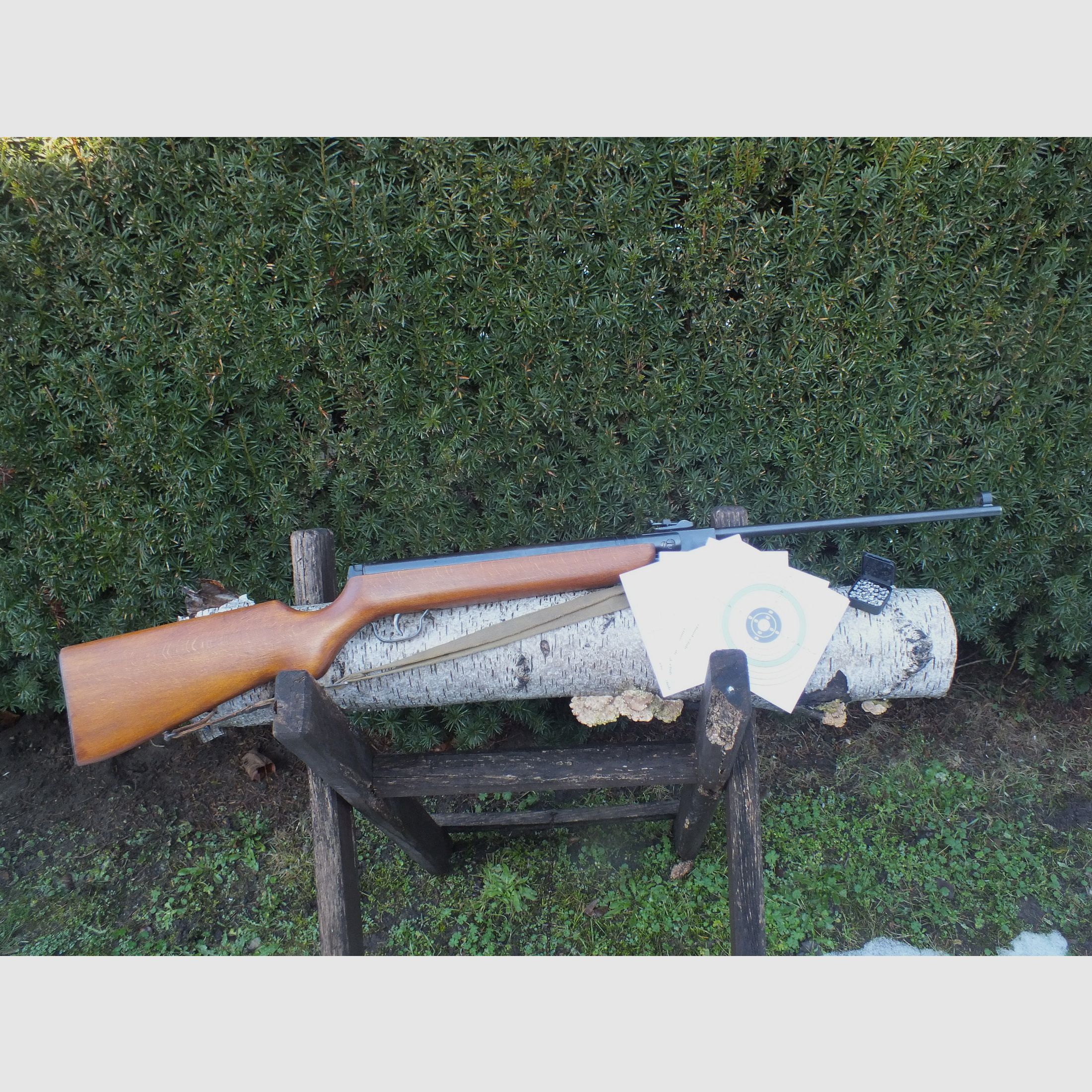 Luchtgeweer Haenel 303- 6 met draagriem