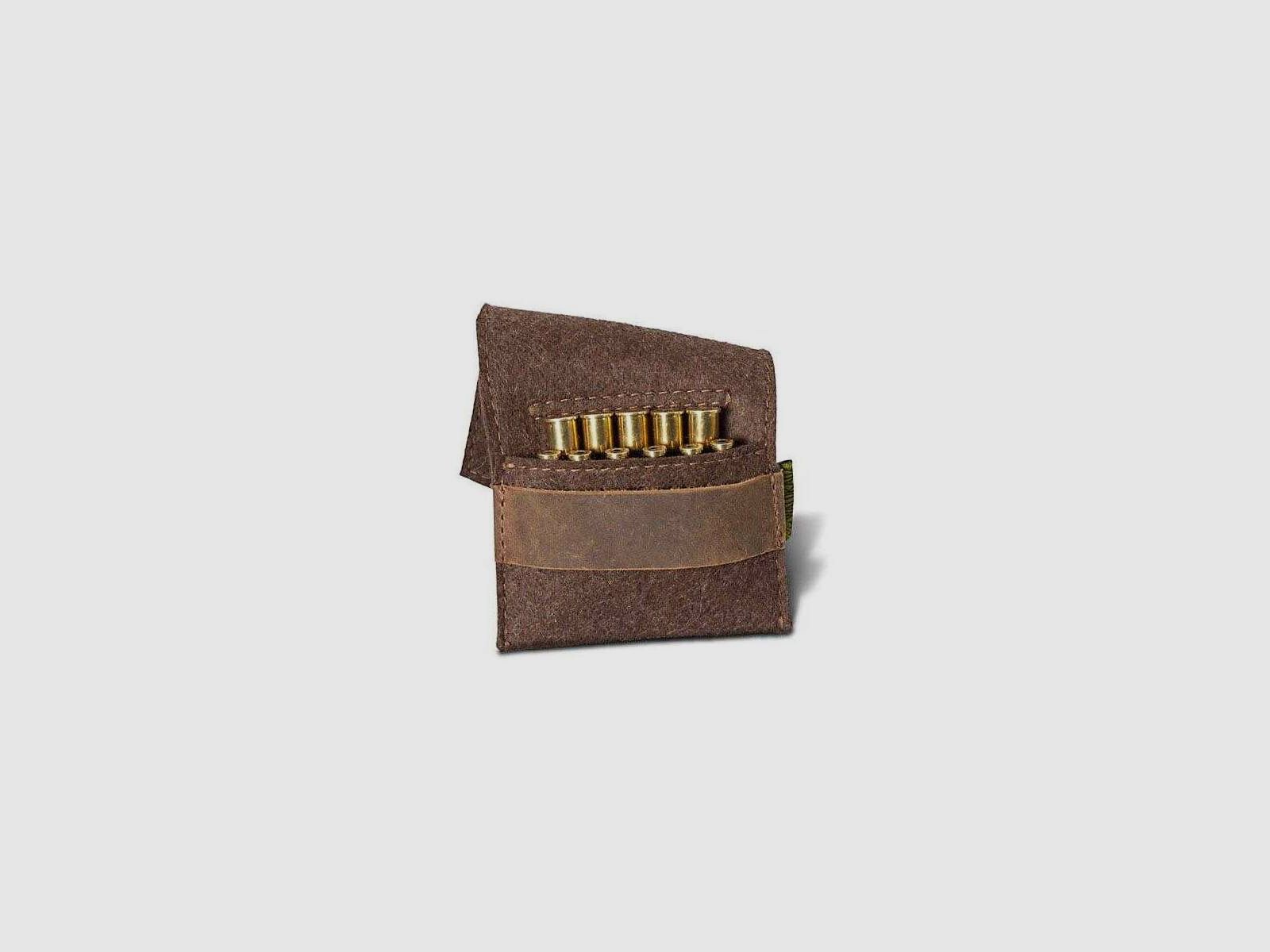 WALDKAUZ étui à cartouches de ceinture en feutre "Bergstutzen", image 1 sur 2