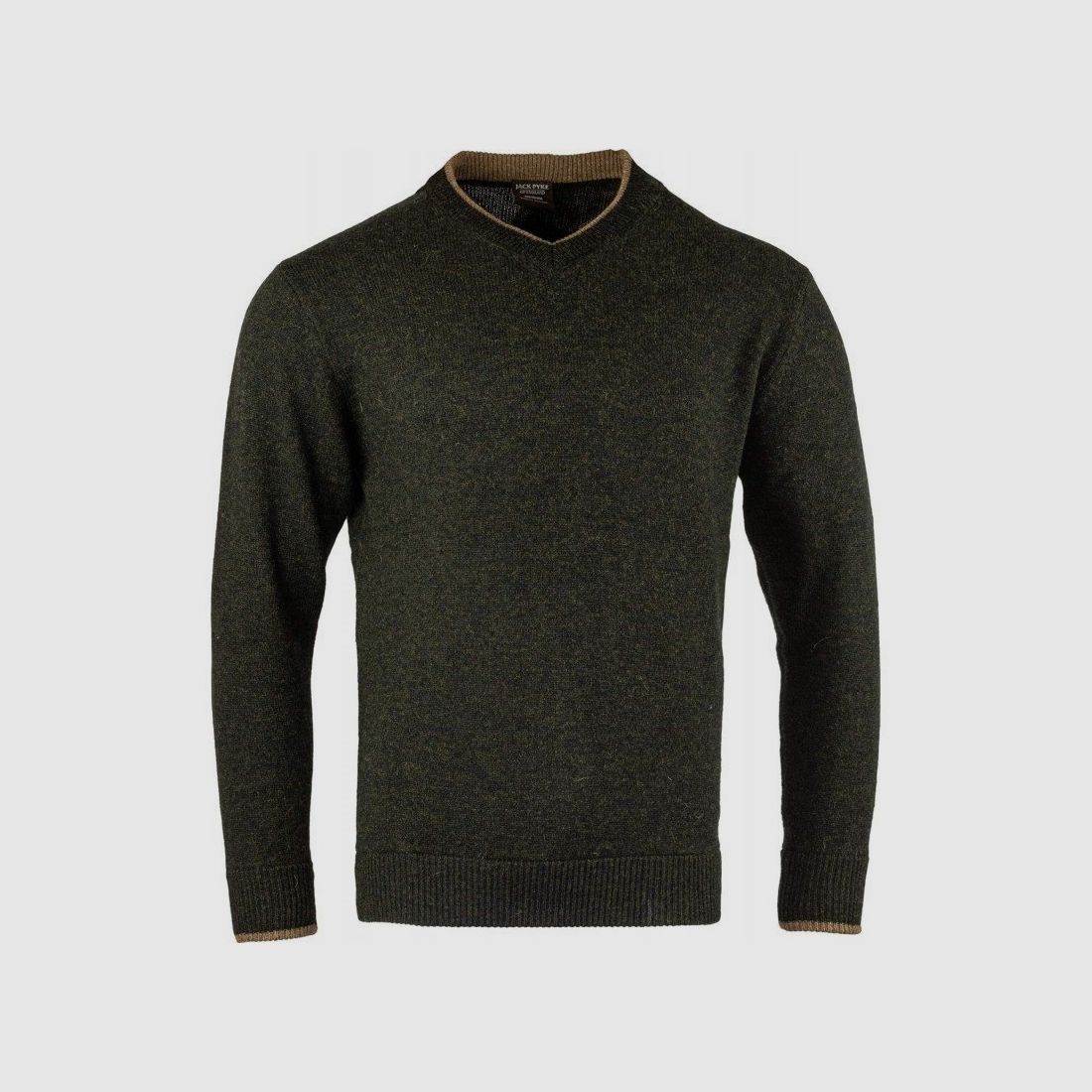 Maglione Jack Pyke a V verde, immagine 1 di 3