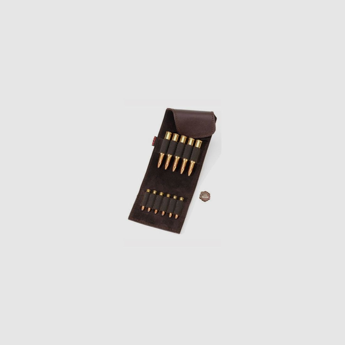 AKAH patron case made of pull-up leather