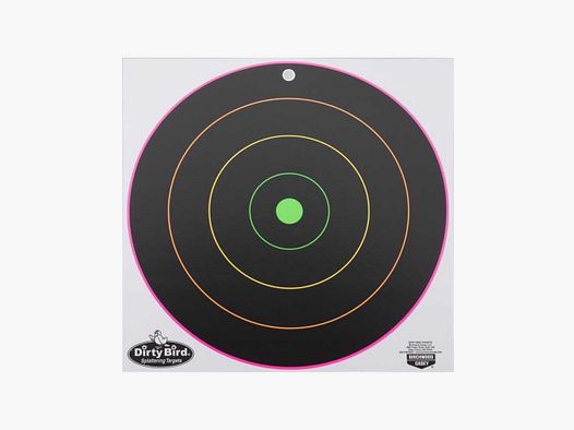 Cible Dirty birds multicolores Birchwood Casey