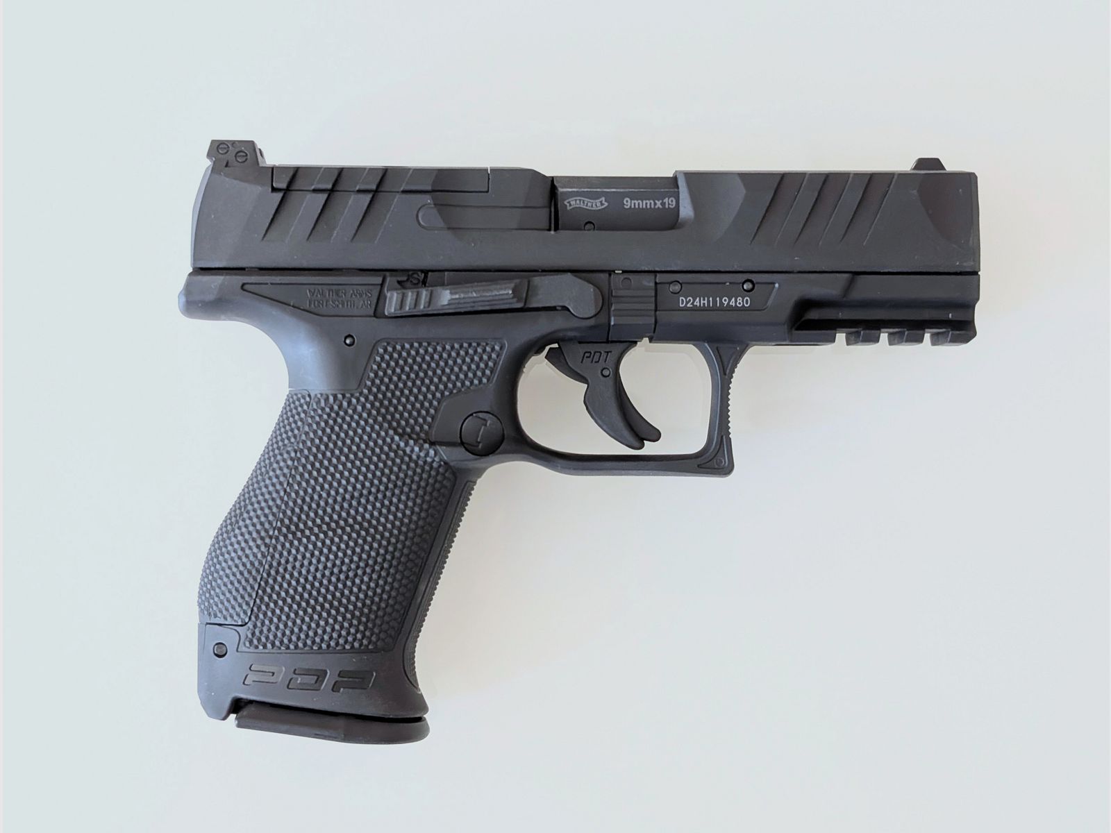 Walther PDP Compact 4" 6 mm, CO₂, < 2,0 J, Optics Ready