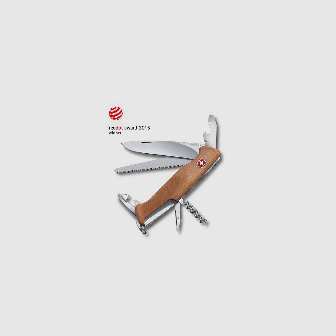 Victorinox Ranger Wood 55 Nussbaum 130mm Evo Wood Klappmesser