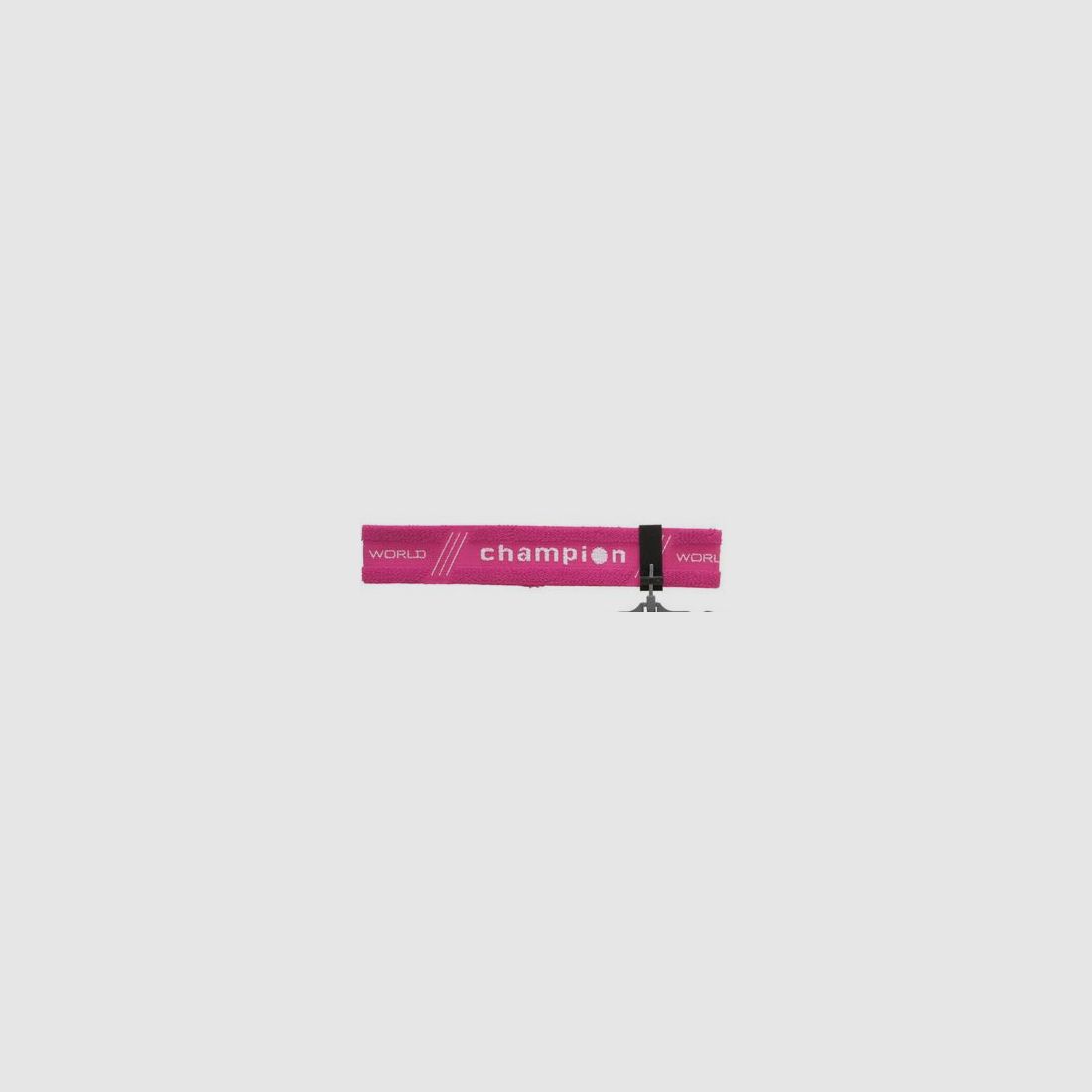 Gehmann Stirnband pink 30mm breit, Abdeckscheibe weiß