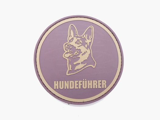 3D rubber patch HUNDEFÜHRER camo