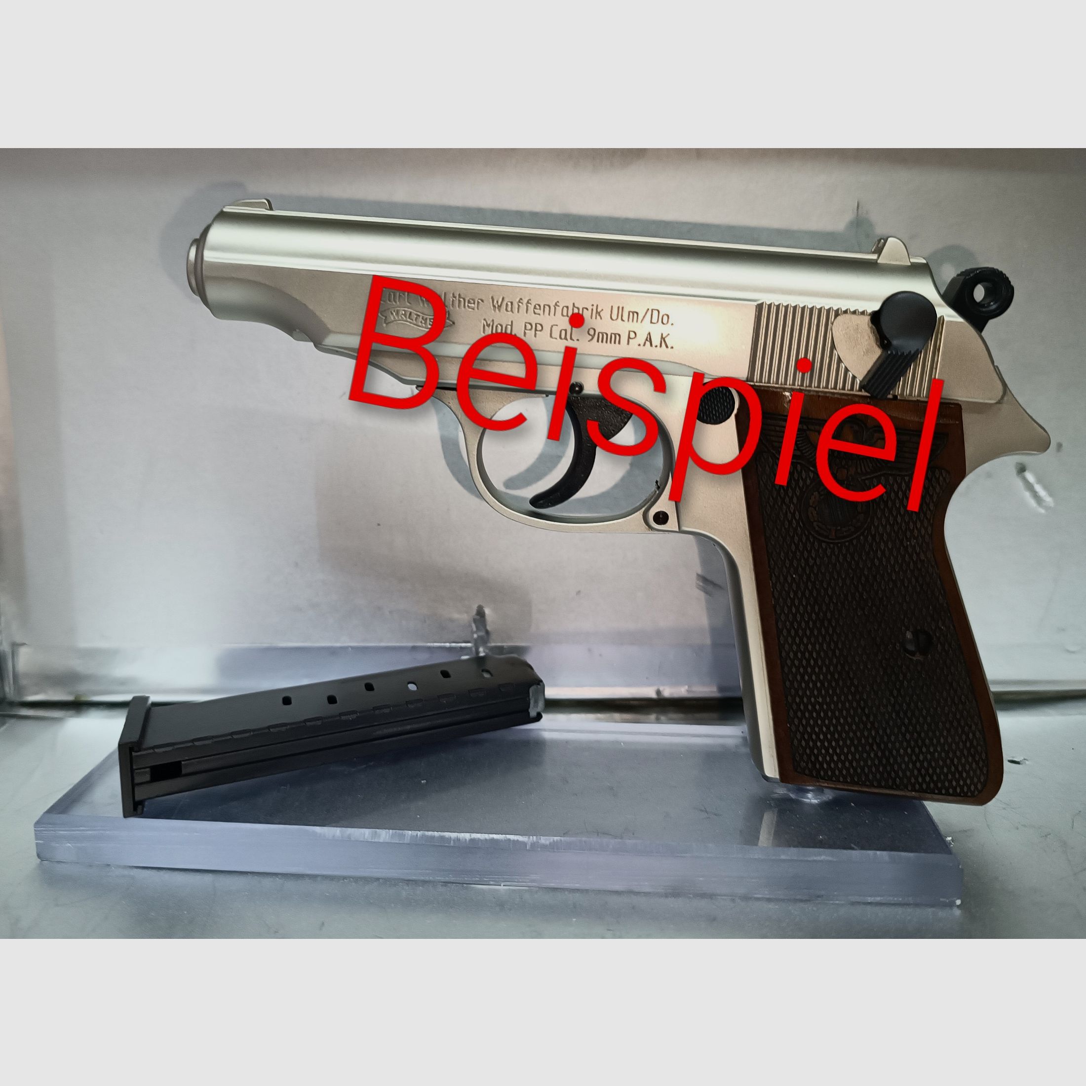 6xPistol holder (plexiglass)