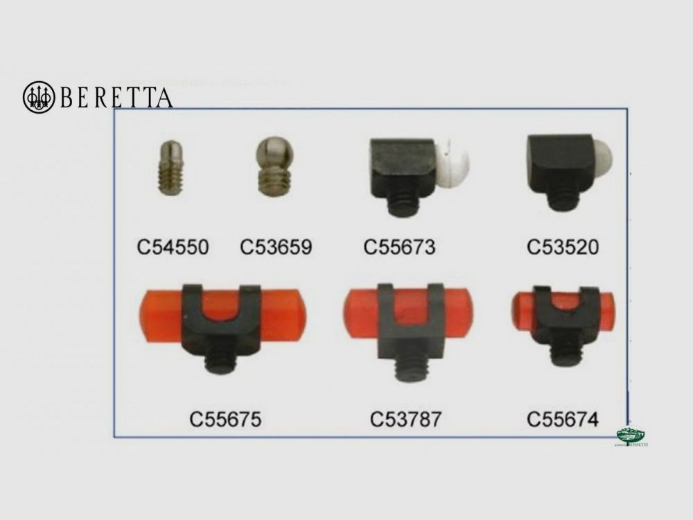 BERETTA Kit de Mirillas para Caza 2,6 E00192