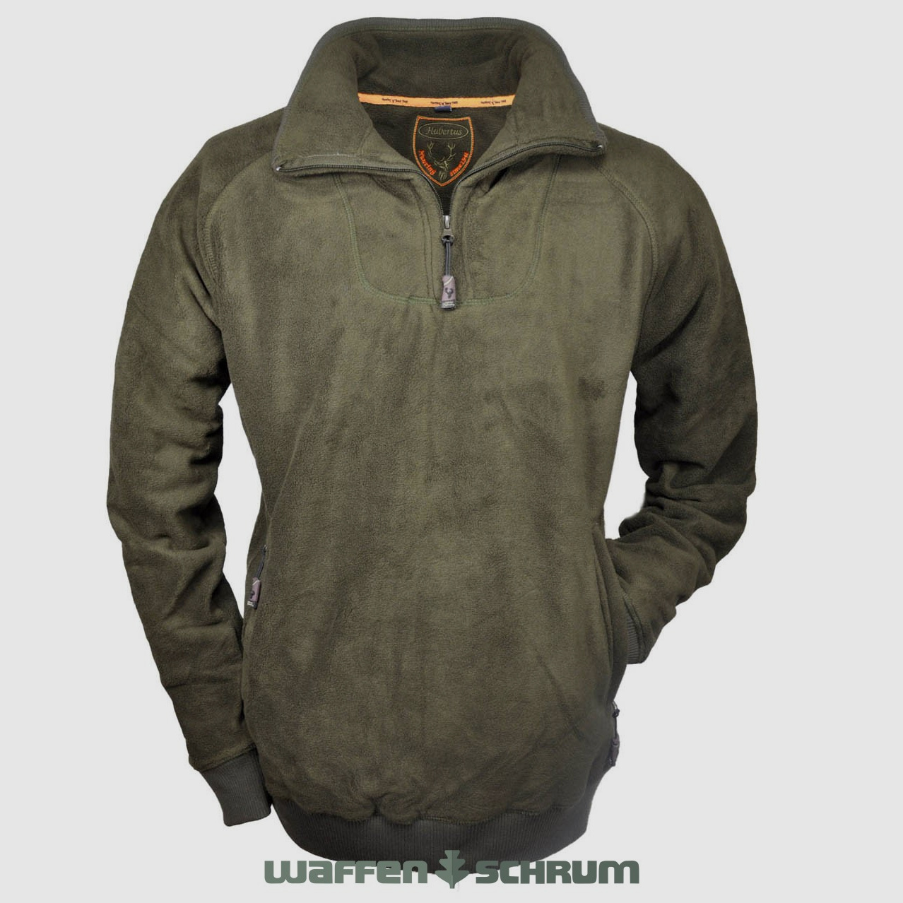 Hubertus Troyer Fleece  oliv