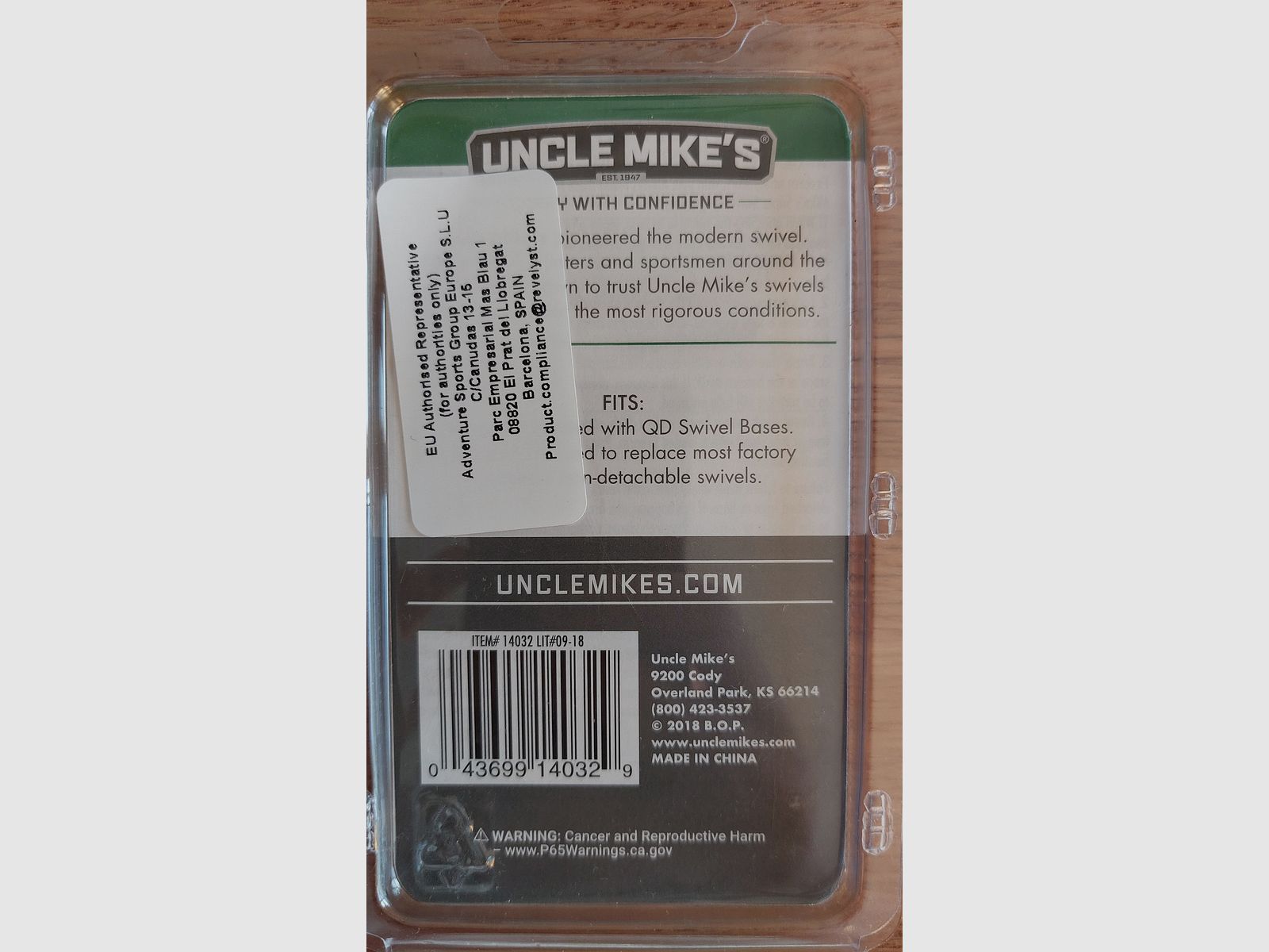 Strap buckle UNCLE MIKE'S NEW original packaging