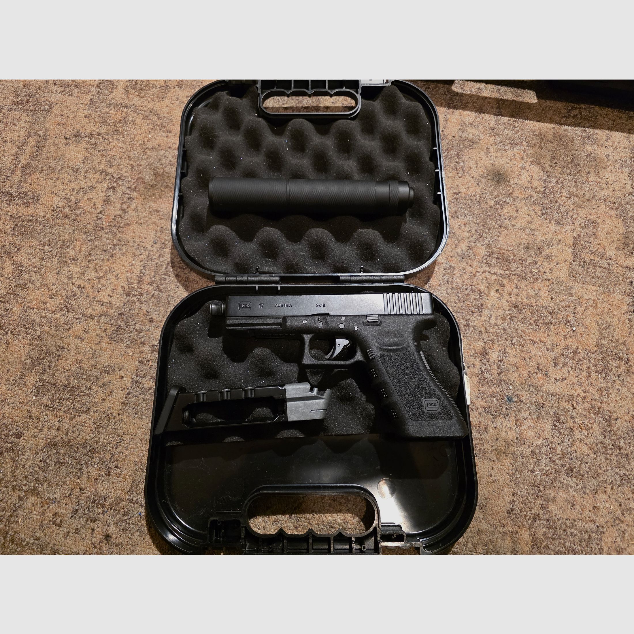 Glock 17 CO2 4,5mm Diabolomit loopdraad, Blowback