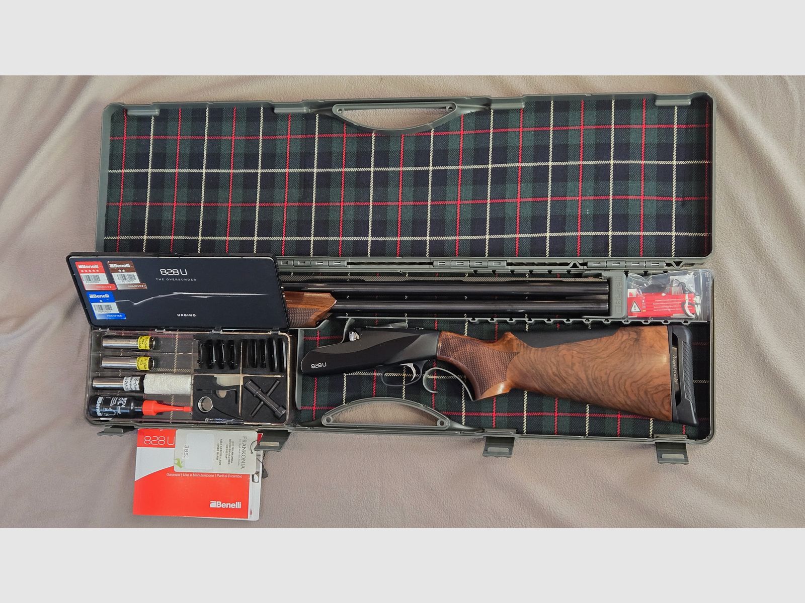 Benelli Bockdoppelflinte 828 U Black, als nieuw