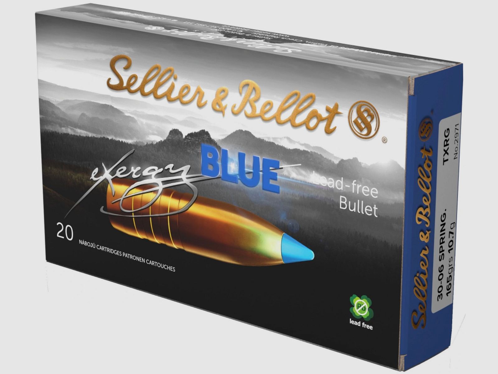 Sellier & Bellot 192311 .30-06 Spr. z kulką eXergy niebieską 10,7g 165grs. TXRG