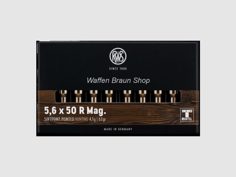 RWS 5,6X50 R MAG TMS 4,1G 20ER