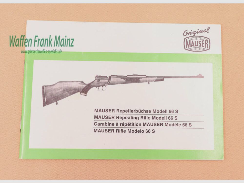 Mauser - Oberndorf Bedienungsanleitung Mod. 66 S