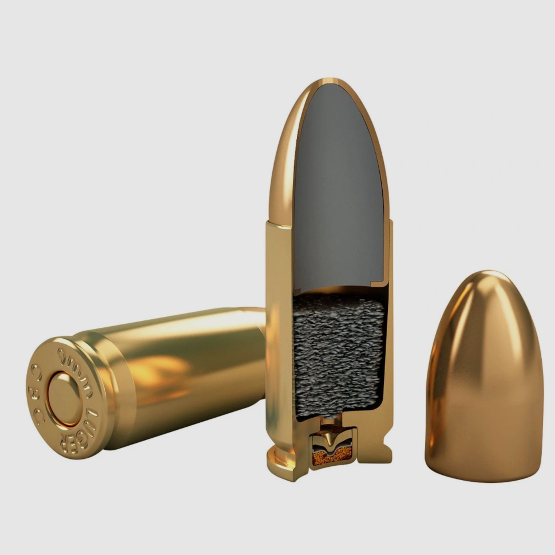 Magtech 144801 9mm Luger Vollmantel 8,03g 124grs. FMJ